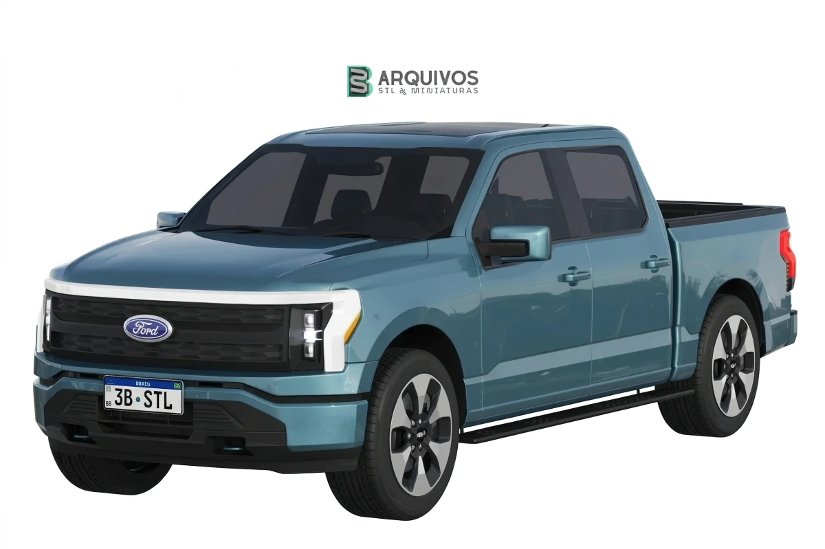 Modelo 3D STL - Ford F-150 Lightning 2022